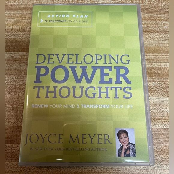 Developing Power Thoughts Joyce Meyer - 2‎ DVDs 4 Audio CDs Personal Study Guide - Picture 1 of 4